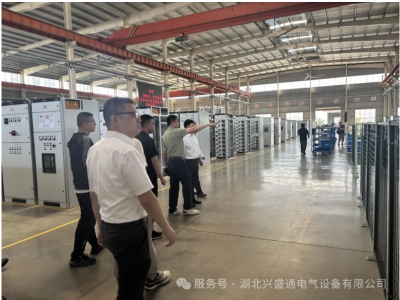紅安考察團走進興盛通電氣，共探設備更新與技術改造新路徑